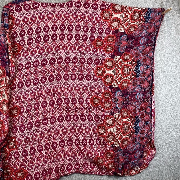 Angie kimono kaftan beachy wrap swim coverup duster boho mixed prints - Picture 9 of 9